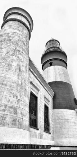 in south africa coastline cape of good hope and lighthouse