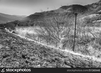 in south africa mountain land and the park natural reserve