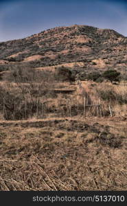 in south africa mountain land and the park natural reserve