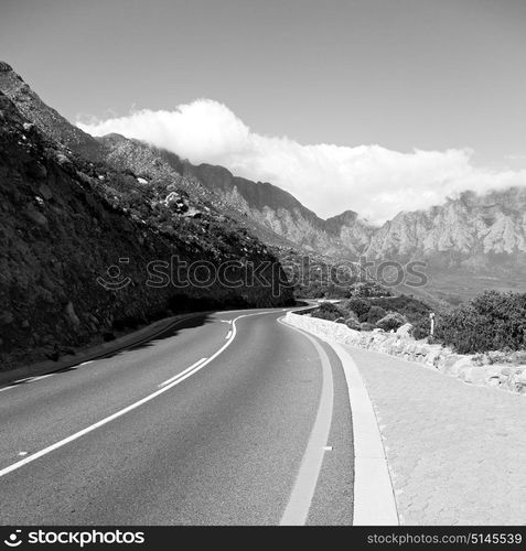 in south africa mountain land and the park natural reserve