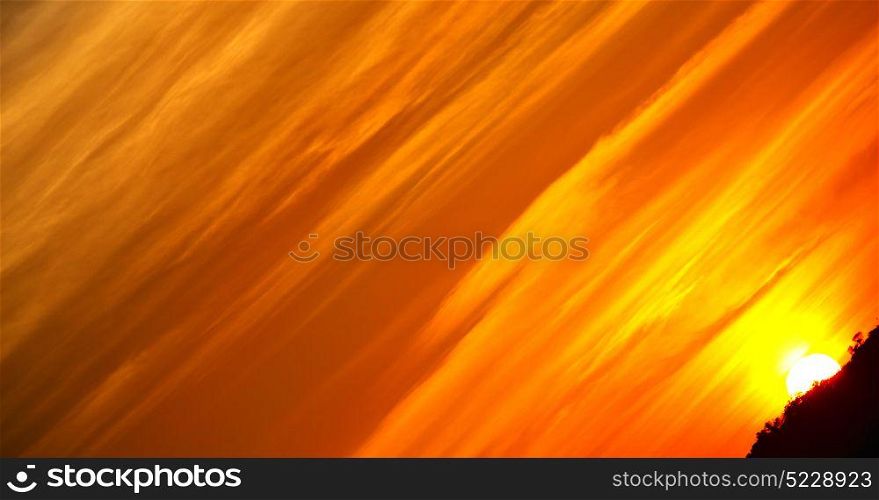 in south africa red sunset in the cloud like abstract background