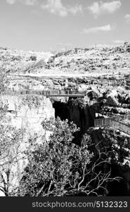 in south africa river canyon park nature reserve sky and rock