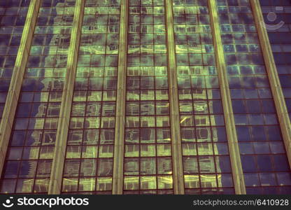 in sydney australia the reflex of the skyscraper in the window like abstract background