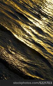 in thailand water south china sea kho tao bay abstract of a gold orange line