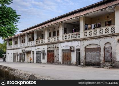 In the center of Stone town,Zanzibar island is situated this big and older house.