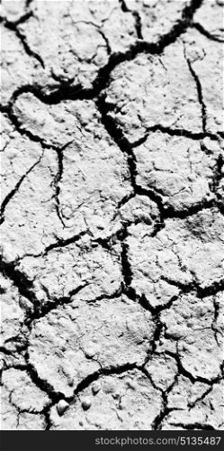 in the desert the dry ground like background texture