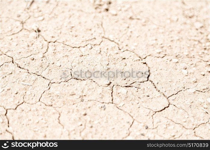 in the desert the dry ground like background texture