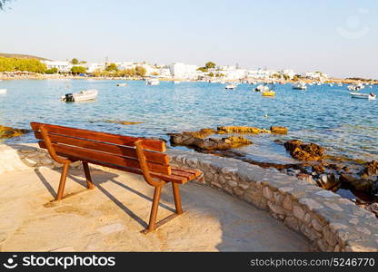 in the island of greece santorini mediterranean ocean and nature tree sky and sea