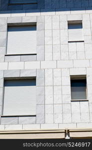 in the italy window and door white colors wall old architecture