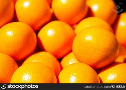 in the market lost of fresh orange like healty food concept