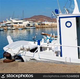 in the mediterranean sea cruise greece island in santorini europe boat harbor and pier