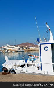 in the mediterranean sea cruise greece island in santorini europe boat harbor and pier