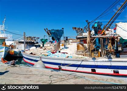 in the mediterranean sea cruise greece island in santorini europe boat harbor and pier