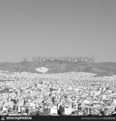 in the old europe greece and congestion of houses new architecture