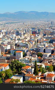 in the old europe greece and congestion of houses new architecture