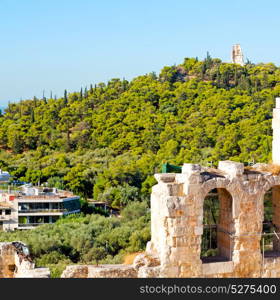 in the old europe greece and congestion of houses new architecture