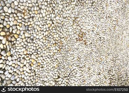 in the somma lombardo street lombardy italy varese abstract pavement of a curch and marble