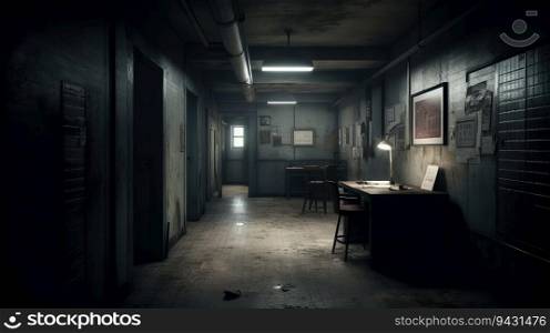 In the style of “the backrooms” liminal space, realistic, unsettling atmosphere,created by AI