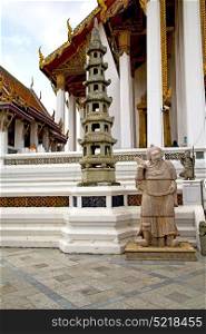 in the temple bangkok asia thailand abstract cross step wat palaces