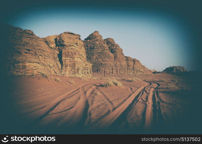 in the wadi rum desert of jordan sand and mountain adventure destination