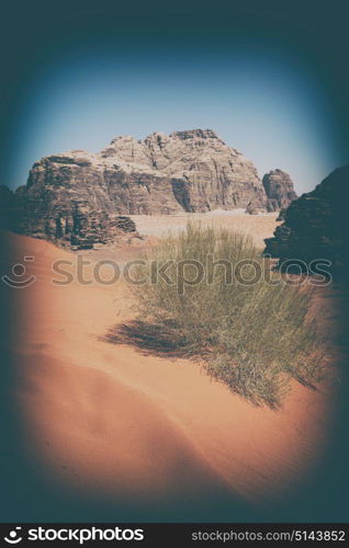 in the wadi rum desert of jordan sand and mountain adventure destination