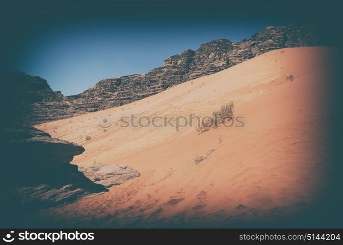 in the wadi rum desert of jordan sand and mountain adventure destination