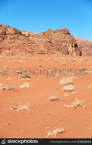 in the wadi rum desert of jordan sand and mountain adventure destination