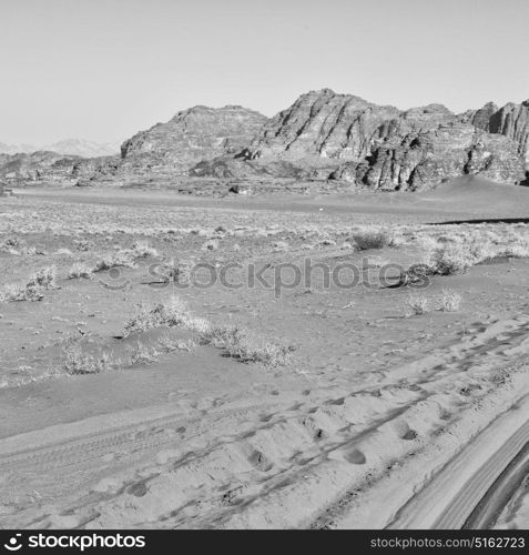 in the wadi rum desert of jordan sand and mountain adventure destination