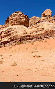 in the wadi rum desert of jordan sand and mountain adventure destination