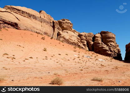 in the wadi rum desert of jordan sand and mountain adventure destination