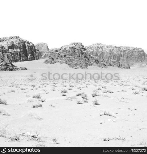 in the wadi rum desert of jordan sand and mountain adventure destination