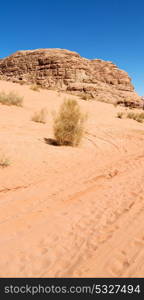 in the wadi rum desert of jordan sand and mountain adventure destination