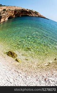 in thurkey antalya lycia way water rocks and sky near the nature