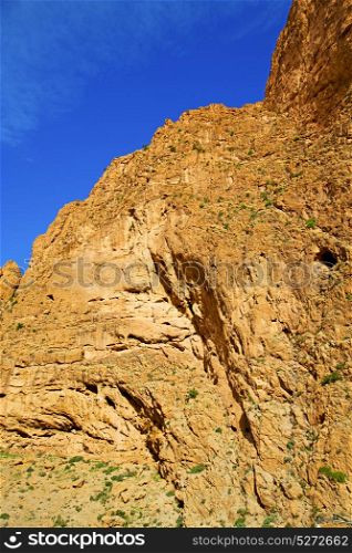 in todra africa morocco the atlas dry mountain