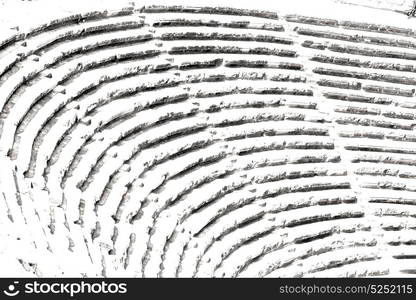 in turkey europe aspendos the old theatre abstract texture of step and gray