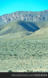 in valley morocco africa the atlas dry mountain ground isolated hill