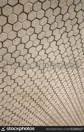 in varano borghi street lombardy italy varese abstract pavement of a curch and marble