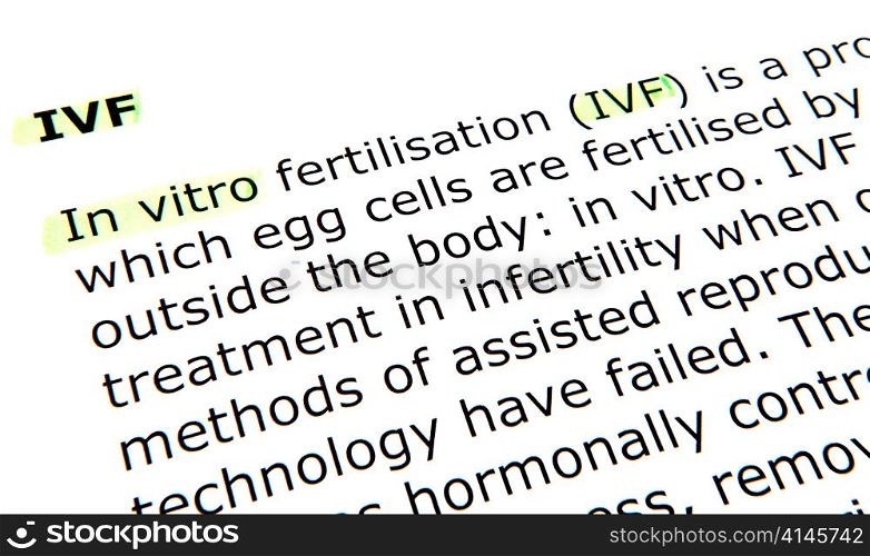 In vitro fertilisation (IVF)