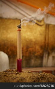 Incense for worship for Buddhists.