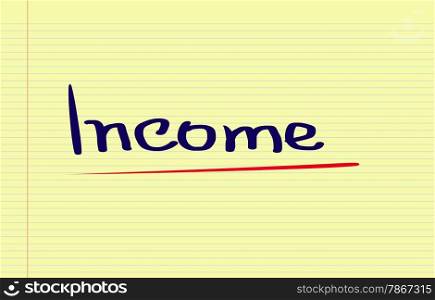 Income Concept