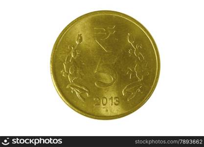 Indian 5 Rupees coin
