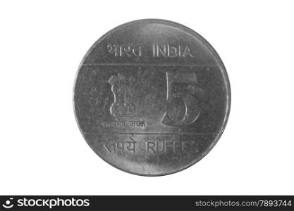 Indian 5 Rupees coin
