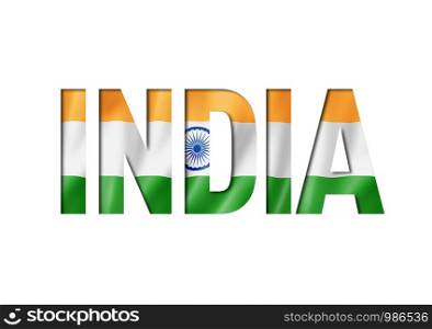 indian flag text font. india symbol background. indian flag text font