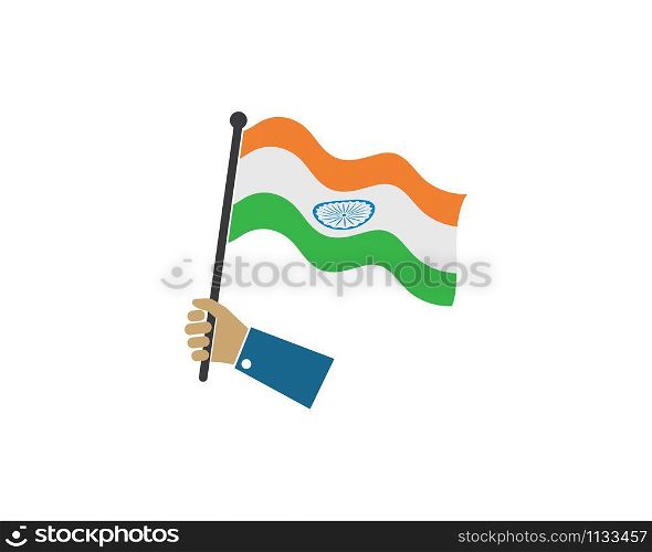 indian flag vector icon illustration design