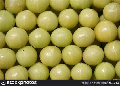 Indian gooseberry (Phyllanthus emblica), also know as aamla