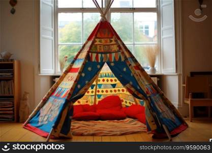 Indian tent or teepee for children.