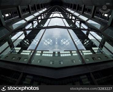 Industrial architectural abstract structure.