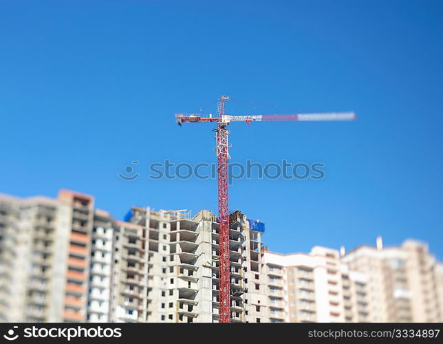 industrial concept, photo made with tilt-shift lens, selective focus