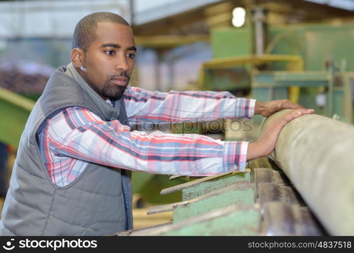 industrial factory worker