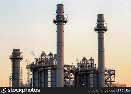 Industrial gas turbine power plant